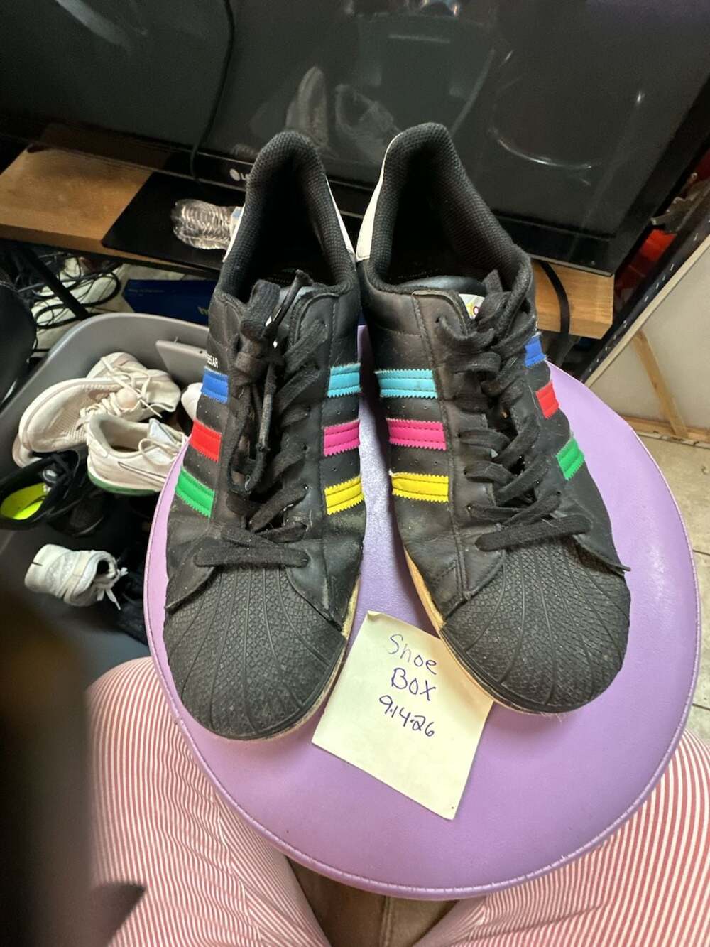 Adidas Superstar Inclusivity Black Leather Shoes